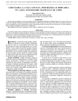 Cercetarea la faţa locului, percheziţia şi ridicarea în cazul investigării traficului de copii